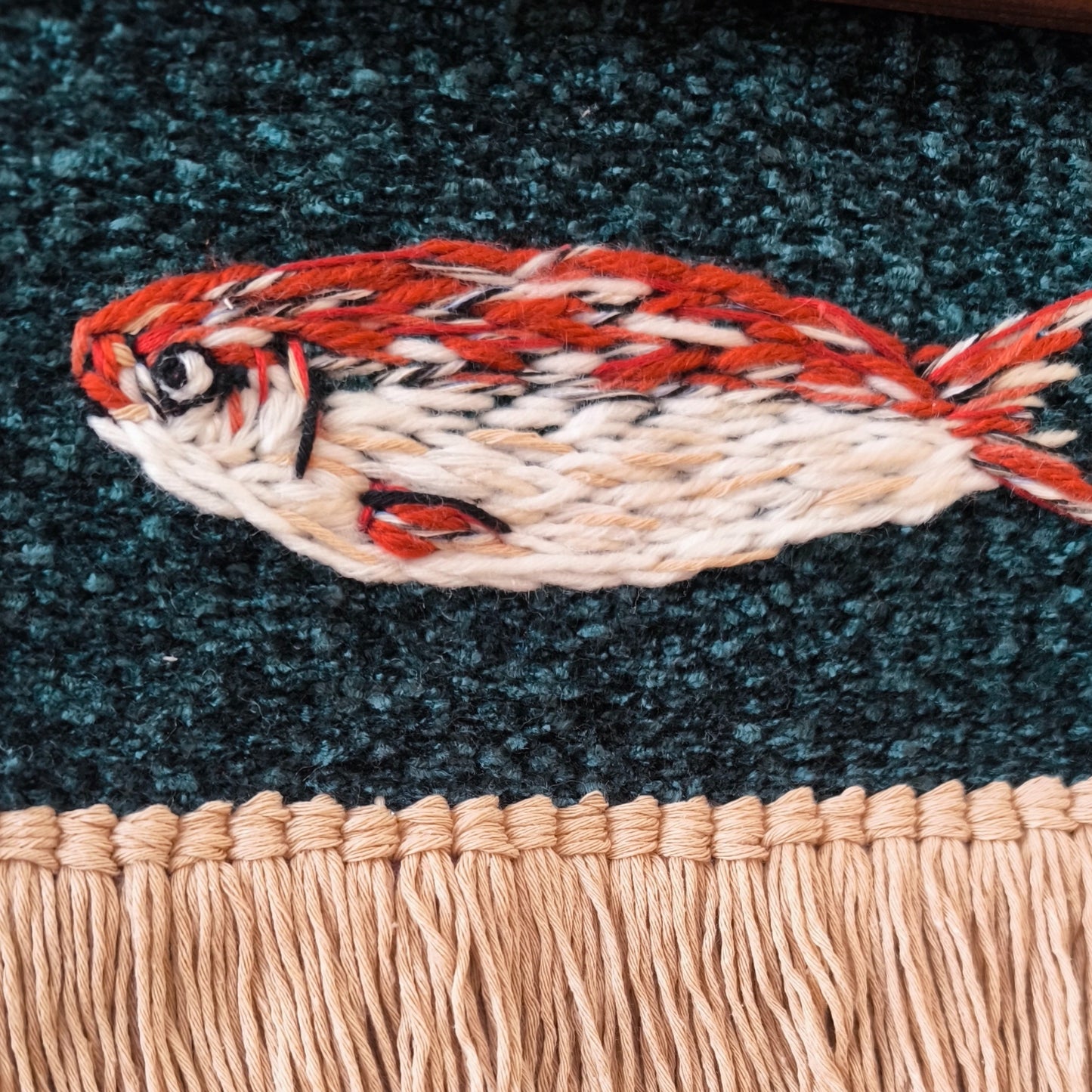 Deeper Blue Handwoven Wall Decor