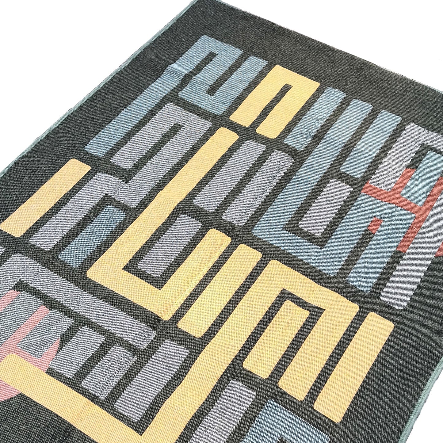 Trail of Light Recycled Kilim Rug