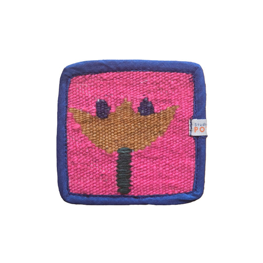 Blooming  Handwoven Coaster