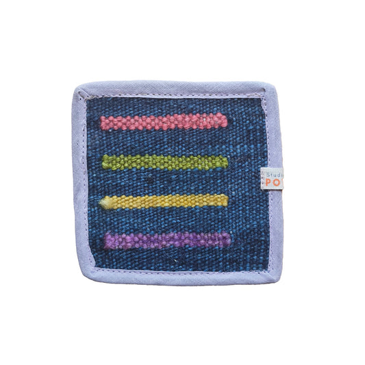 Colorama Handwoven Coaster