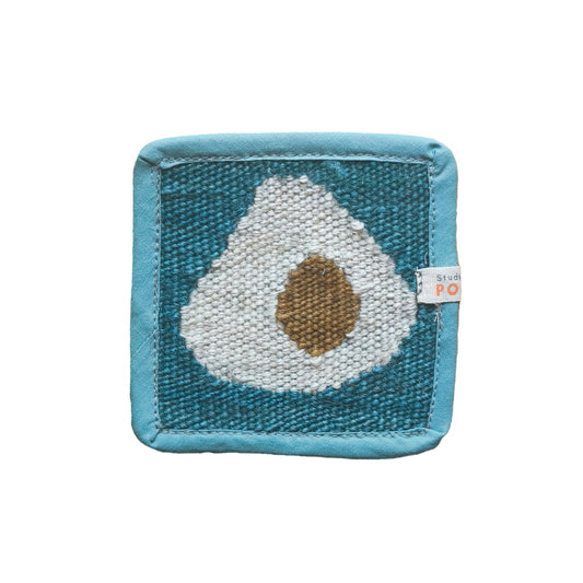 Sunny Side Up Handwoven Coaster
